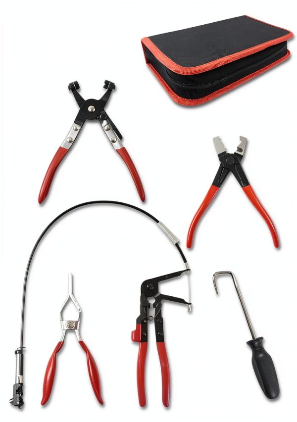 KUNGJUER Hose Clamp Pliers Set Carbon Steel Ergonomic Grip-1