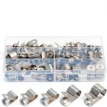Swpeet Stainless Steel Cable Clamps Industrial Household Kit-0