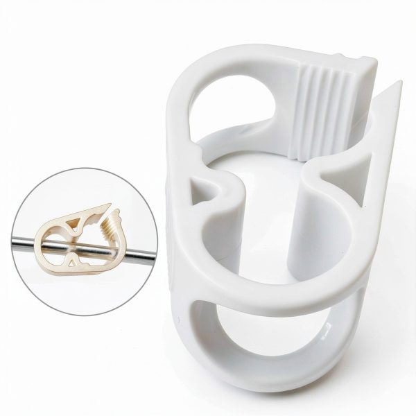 LUORNG Hose Clamp Plastic Modern White Flow Control Tool-6
