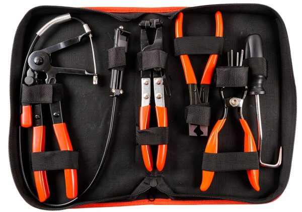 KUNGJUER Hose Clamp Pliers Set Carbon Steel Ergonomic Grip-0