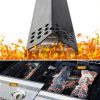 Criditpid Grill Heat Plate Shield, Burner Cover, Flame Tamer for Grill Master 720-0697, 720-0737, Porcelain Steel Gas Grill Replacement Parts for Nexgrill 720-0830H 720-0783E 720-0882A 720-0896B.-5