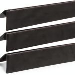 Unicook 7635 15.3 Inch Flavorizer Bars for Weber Spirit I & II 200 Series, Spirit E/S 210 and 220 Grills, Porcelain Grill Heat Plate Replacement Parts for Weber GS4 Grill Parts, Burner Covers 3 Pack-0