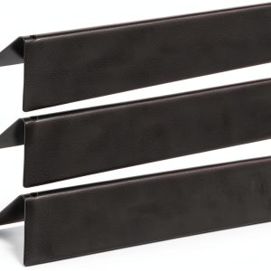 Unicook 7635 15.3 Inch Flavorizer Bars for Weber Spirit I & II 200 Series, Spirit E/S 210 and 220 Grills, Porcelain Grill Heat Plate Replacement Parts for Weber GS4 Grill Parts, Burner Covers 3 Pack-0