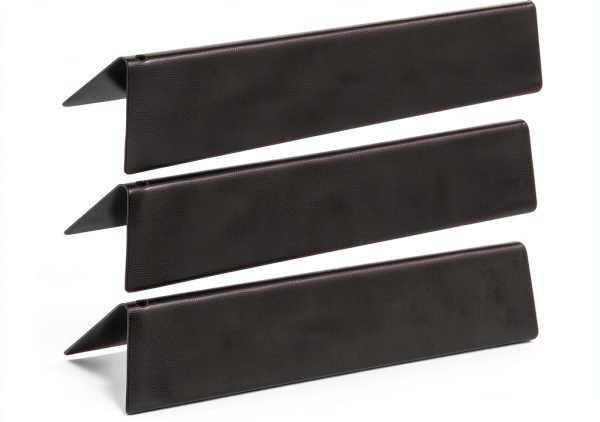 Unicook 7635 15.3 Inch Flavorizer Bars for Weber Spirit I & II 200 Series, Spirit E/S 210 and 220 Grills, Porcelain Grill Heat Plate Replacement Parts for Weber GS4 Grill Parts, Burner Covers 3 Pack-0