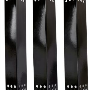 Criditpid Grill Heat Plate Shield, Burner Cover, Flame Tamer for Grill Master 720-0697, 720-0737, Porcelain Steel Gas Grill Replacement Parts for Nexgrill 720-0830H 720-0783E 720-0882A 720-0896B.-0